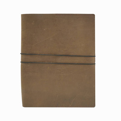 Moleskine Classic XL Leather Notebook Cover Black 7.5" x 9.75"  Rustico  Paper Skyscraper Gift Shop Charlotte