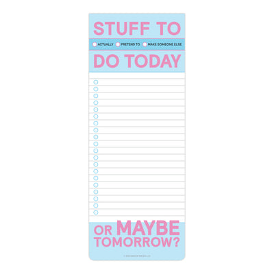 Stuff To Do Today Pad Notepads Knock Knock  Paper Skyscraper Gift Shop Charlotte