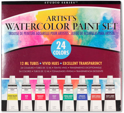 Studio Series Artist's Watercolor Paint Set Art Supplies Peter Pauper Press, Inc.  Paper Skyscraper Gift Shop Charlotte