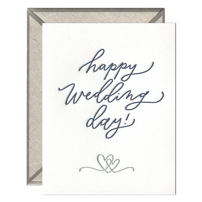 Happy Wedding Day Script | Wedding Card Cards INK MEETS PAPER  Paper Skyscraper Gift Shop Charlotte