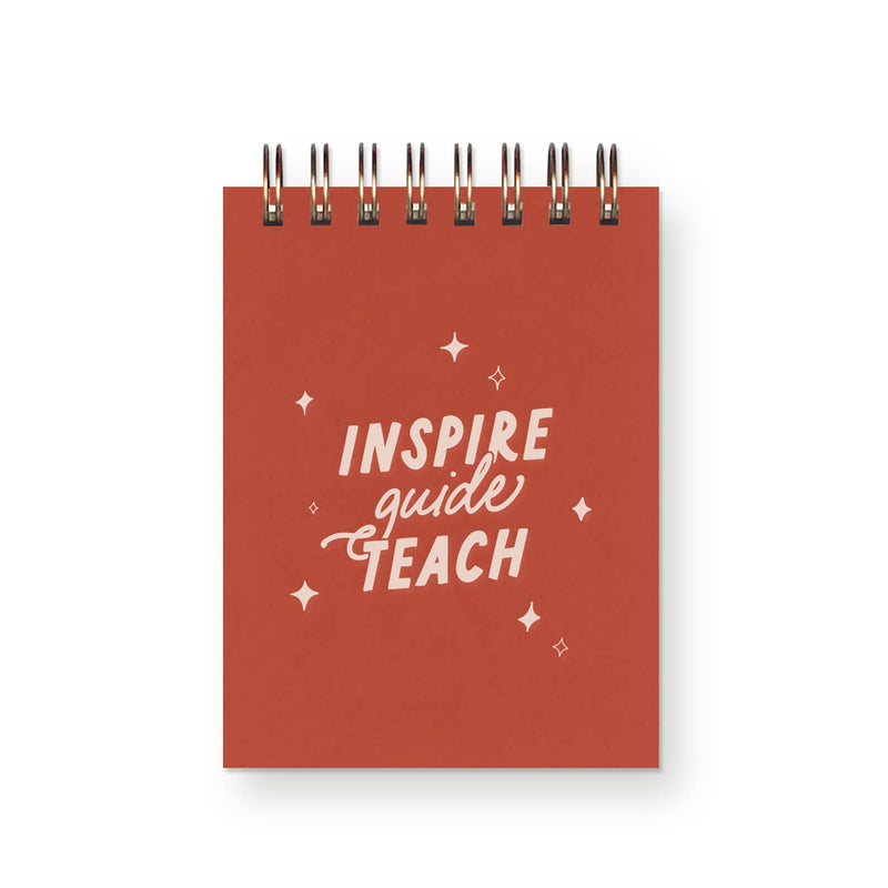 Inspire, Guide, Teach Mini Jotter Notebook Notebooks Ruff House Print Shop  Paper Skyscraper Gift Shop Charlotte