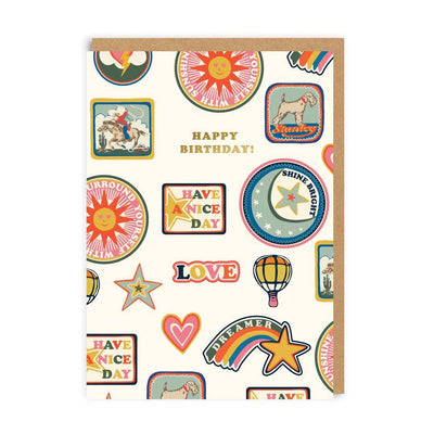 Birthday patches AOP Cards Ohh Deer  Paper Skyscraper Gift Shop Charlotte