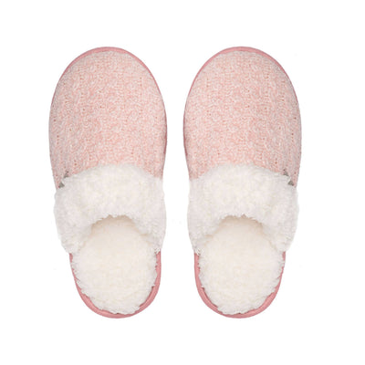 Recycled Slide Slippers Chenille | Small / Pink Dogwood  Pudus  Paper Skyscraper Gift Shop Charlotte