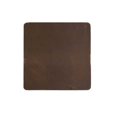 Ultra Leather Coaster - Set of Four: Thick Dark Brown Coasters Rustico  Paper Skyscraper Gift Shop Charlotte