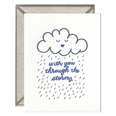 Through the Storms | Encouragement Card Cards INK MEETS PAPER  Paper Skyscraper Gift Shop Charlotte