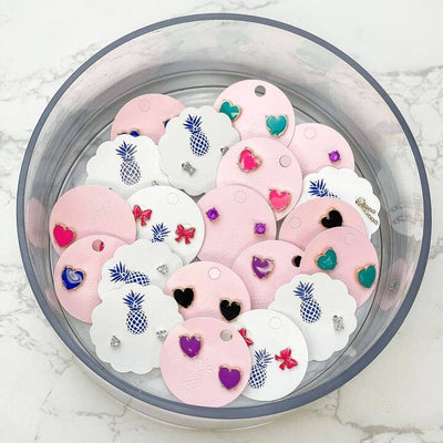 Valentine's Day Assorted Stud Earrings -  Prep Obsessed Wholesale  Paper Skyscraper Gift Shop Charlotte
