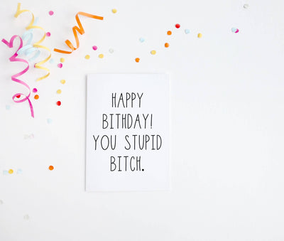 You Stupid B*tch | Birthday Card Cards That’s So Andrew  Paper Skyscraper Gift Shop Charlotte