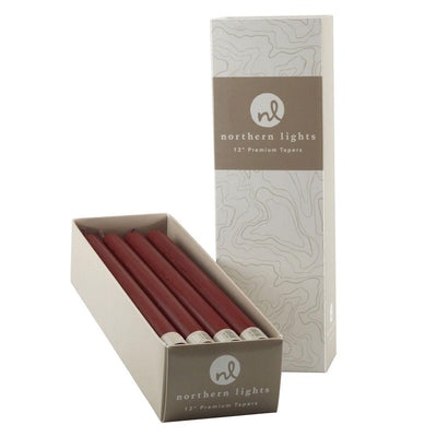 12" Tapers - Bordeaux Candles Northern Lights Candles  Paper Skyscraper Gift Shop Charlotte