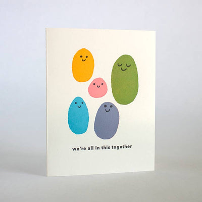 We're all in this together  | Love Card Cards Fugu Fugu Press  Paper Skyscraper Gift Shop Charlotte