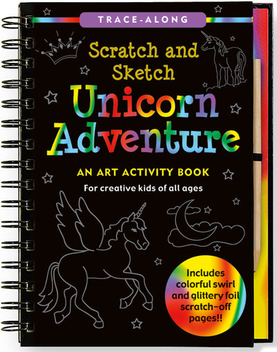 Scratch and Sketch Unicorn Adventures GIFT Peter Pauper Press, Inc.  Paper Skyscraper Gift Shop Charlotte