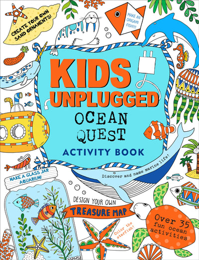 Kids Unplugged | Ocean Quest | Activity Book Children's Peter Pauper Press, Inc.  Paper Skyscraper Gift Shop Charlotte