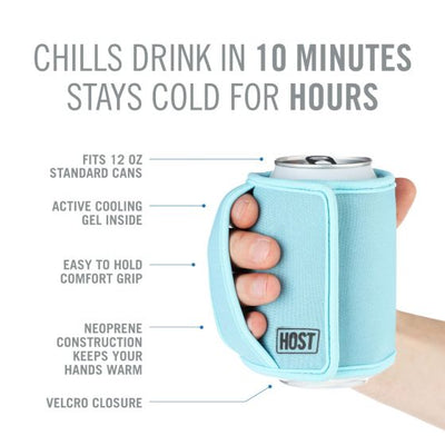 Insta-Chill Can Sleeve | Blue Kitchen True Fabrications  Paper Skyscraper Gift Shop Charlotte