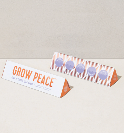 Bright Side Seed Balls | Grow Peace Garden Modern Sprout  Paper Skyscraper Gift Shop Charlotte