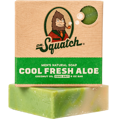 Cool Fresh Aloe Bar Soap Soap Dr Squatch  Paper Skyscraper Gift Shop Charlotte