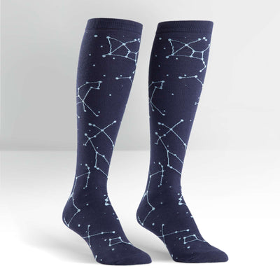 Constellation Women's Knee High Socks Socks Sock It to Me  Paper Skyscraper Gift Shop Charlotte