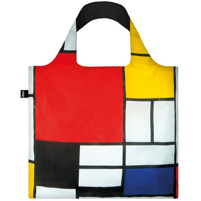 Tote Bag - Piet Mondrian Composition Tote Bags Sarut  Paper Skyscraper Gift Shop Charlotte