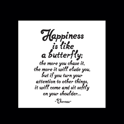 Magnet | Happiness is like a Butterfly Magnets Quotable Cards  Paper Skyscraper Gift Shop Charlotte