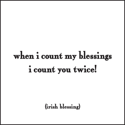 Magnet | Count my Blessings Magnets quotable cards  Paper Skyscraper Gift Shop Charlotte
