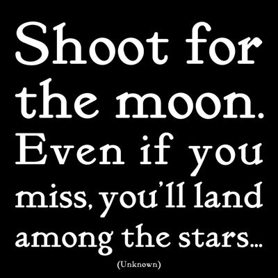 Shoot for the Moon Magnet Magnets quotable cards  Paper Skyscraper Gift Shop Charlotte