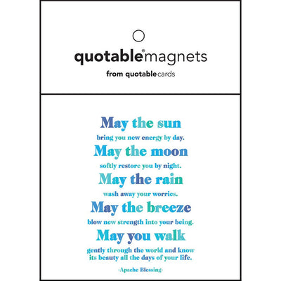 Magnet | May the Sun Magnets Quotable Cards  Paper Skyscraper Gift Shop Charlotte