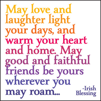 Magnet | Irish Blessing Magnets quotable cards  Paper Skyscraper Gift Shop Charlotte