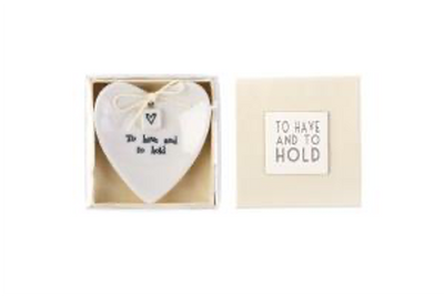 To Have and Hold Ring Dish in Gift Box Jewelry Two's Company  Paper Skyscraper Gift Shop Charlotte
