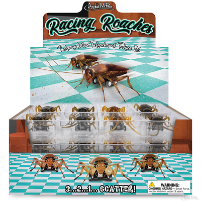 Racing Roaches - 1 pc Jokes & Novelty Accoutrements  Paper Skyscraper Gift Shop Charlotte