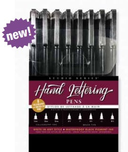 Studio Series™ Hand Lettering Pens Arts & Crafts Peter Pauper Press, Inc.  Paper Skyscraper Gift Shop Charlotte