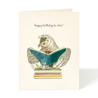 Birthday Who | Birthday Card Cards Felix Doolittle  Paper Skyscraper Gift Shop Charlotte