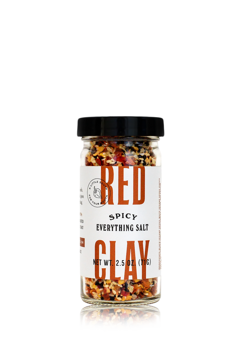 Spicy Everything Salt Food Red Clay Hot Sauce  Paper Skyscraper Gift Shop Charlotte