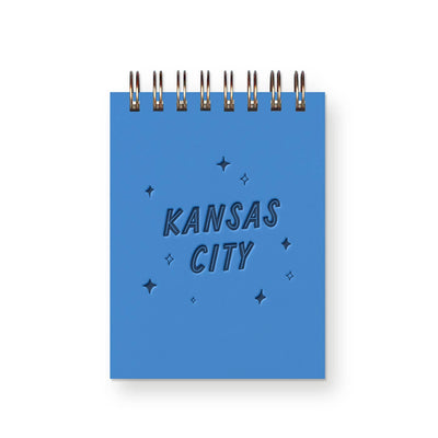 Custom City Happy Place Mini Jotter Notebook: Bluebird Cover  Ruff House Print Shop  Paper Skyscraper Gift Shop Charlotte