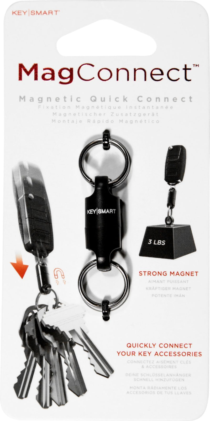 KeySmart | MagConnect -Titanium Keychain Key Smart  Paper Skyscraper Gift Shop Charlotte