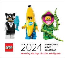2024 Daily Cal: LEGO Minifigure a Day BOOK Chronicle  Paper Skyscraper Gift Shop Charlotte