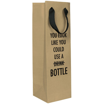 Use a Bottle Wine Bag Gift Bags Pretty Alright Goods  Paper Skyscraper Gift Shop Charlotte