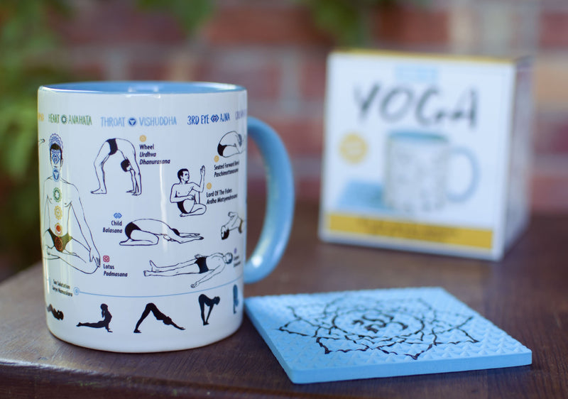 Mug | Yoga with Mat Mugs Unemployed Philosophers Guild  Paper Skyscraper Gift Shop Charlotte