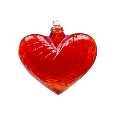 Glass Heart | Red Home Decor Kitras Art Glass, Inc.  Paper Skyscraper Gift Shop Charlotte