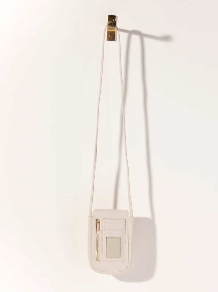 Charlotte Phone Cross-Body | Ivory Handbags + Wallets Shiraleah  Paper Skyscraper Gift Shop Charlotte