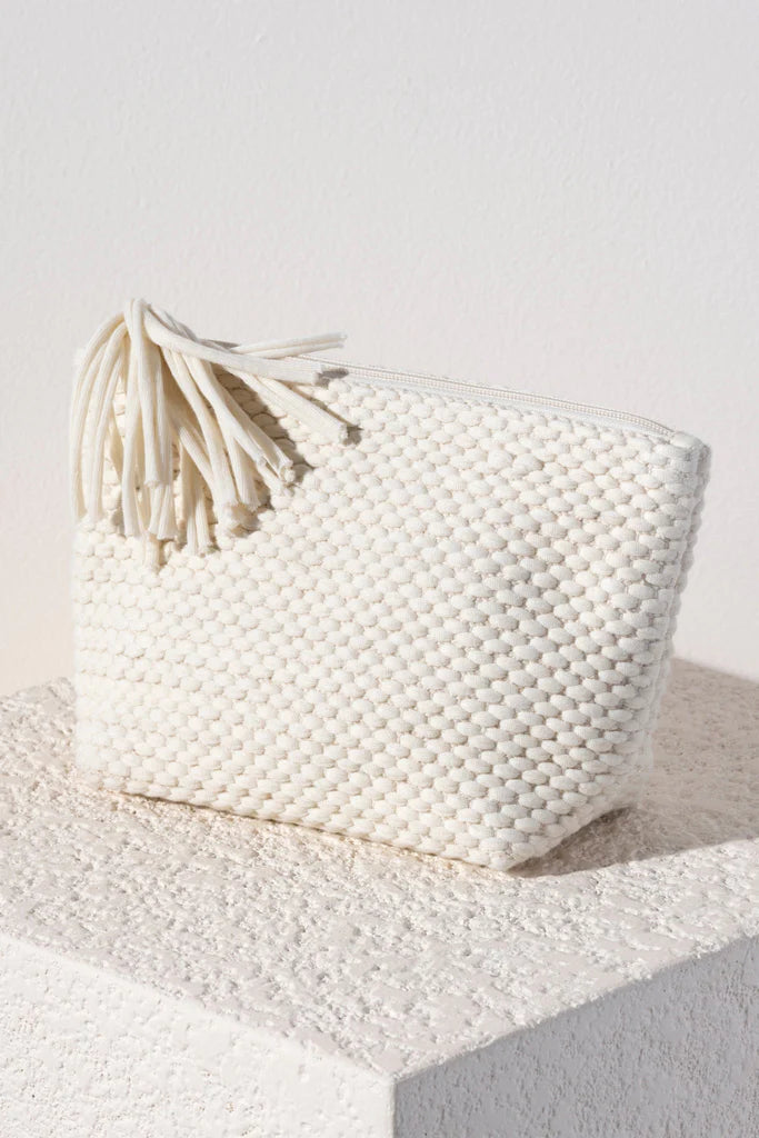 Mavis Zip Pouch | Ivory Handbags + Wallets Shiraleah  Paper Skyscraper Gift Shop Charlotte