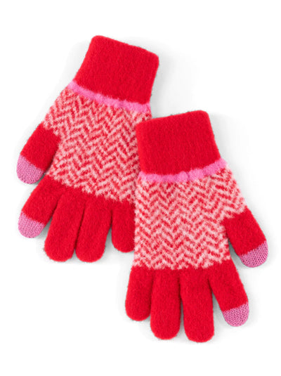 BOWIE TOUCHSCREEN GLOVES | RED