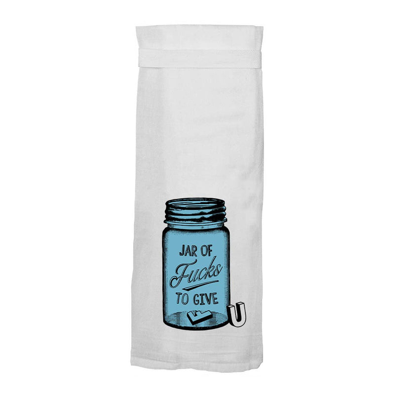 Jar of Fucks to Give | Funny Kitchen Towels