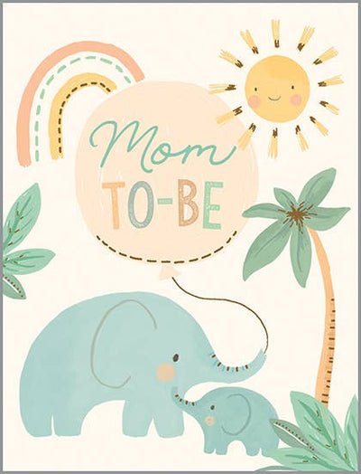 Baby Card - Mom To Be  GINA B DESIGNS  Paper Skyscraper Gift Shop Charlotte