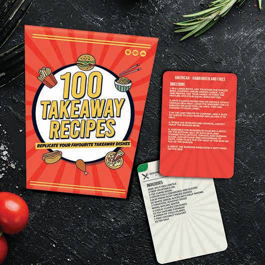 100 Takeaway Recipe Cards BOOKS Gift Republic  Paper Skyscraper Gift Shop Charlotte