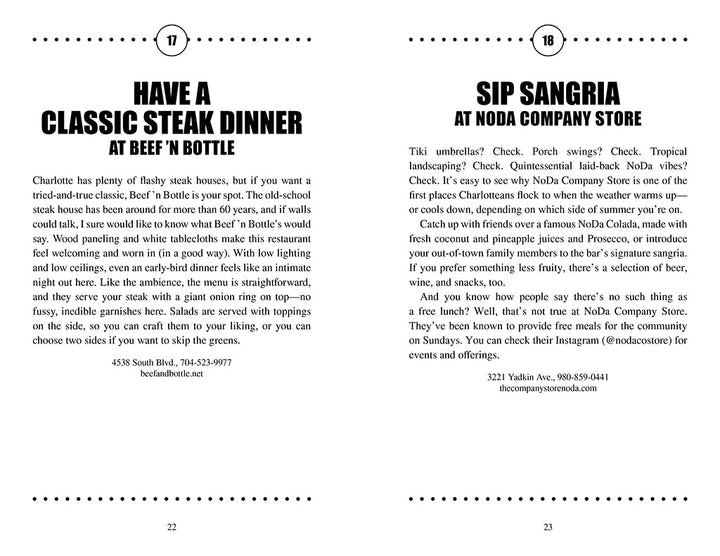 100 Things to Do in Charlotte Before You Die, 3rd Edition Books - Travel Reedy Press Paper Skyscraper Gift Shop Charlotte