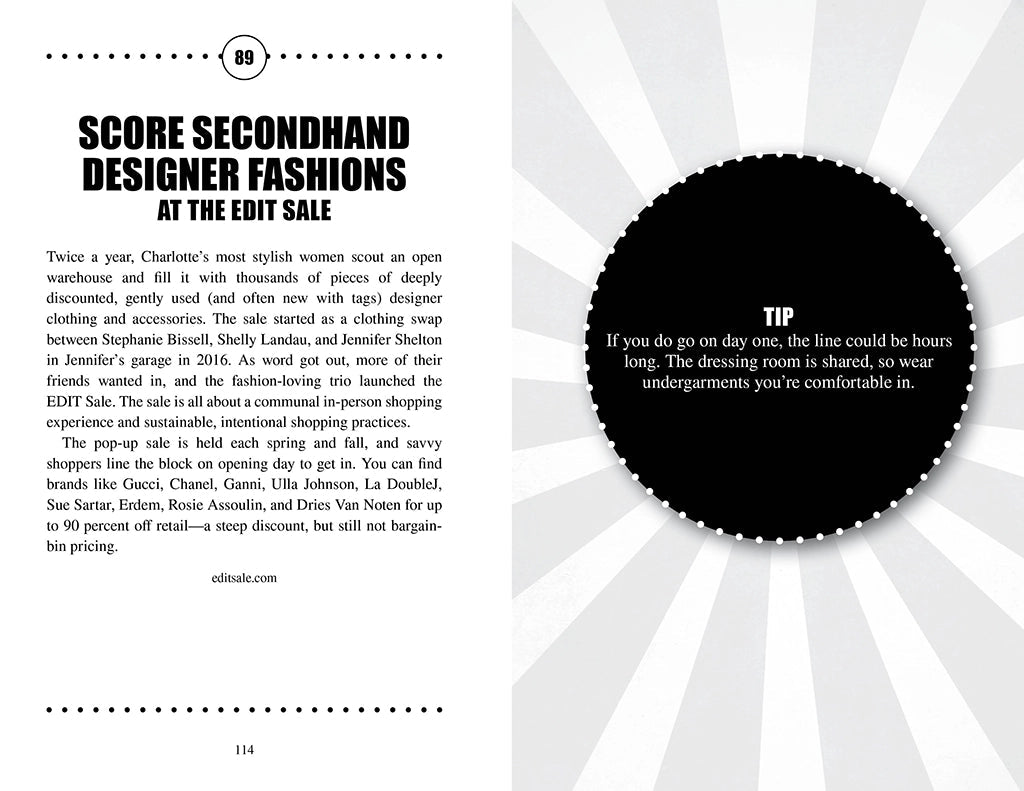 100 Things to Do in Charlotte Before You Die, 3rd Edition Books - Travel Reedy Press Paper Skyscraper Gift Shop Charlotte