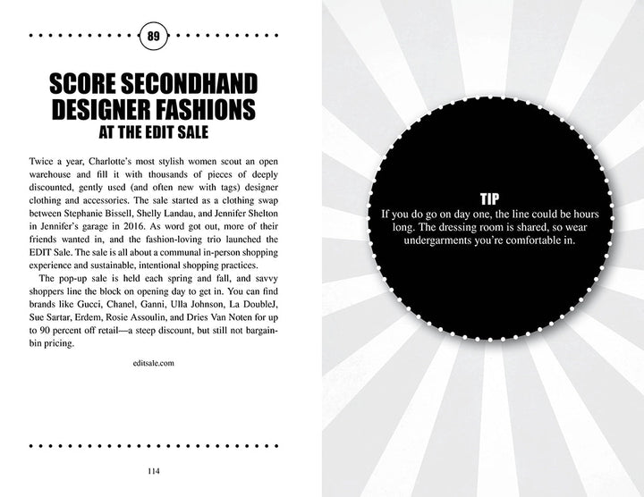 100 Things to Do in Charlotte Before You Die, 3rd Edition Books - Travel Reedy Press Paper Skyscraper Gift Shop Charlotte