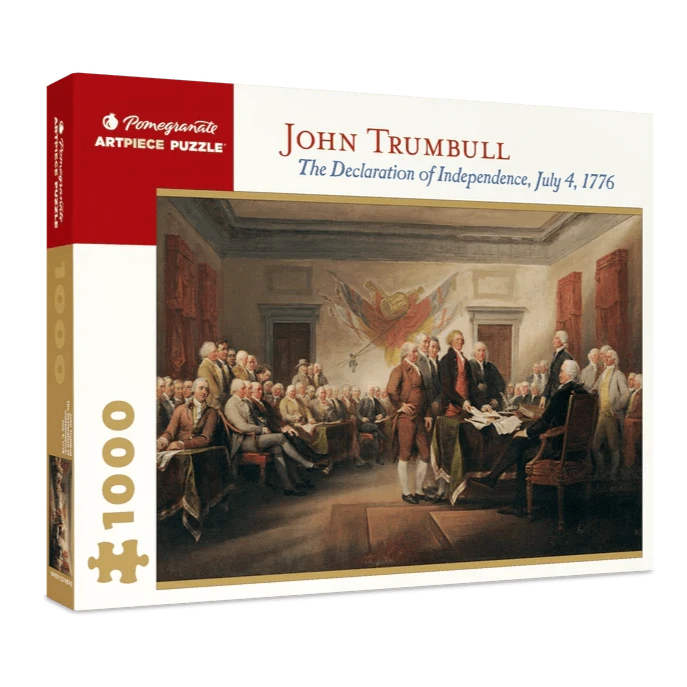 1000 Piece Jigsaw Puzzle | John Trumbull The Declaration of Independence Puzzles Pomegranate  Paper Skyscraper Gift Shop Charlotte