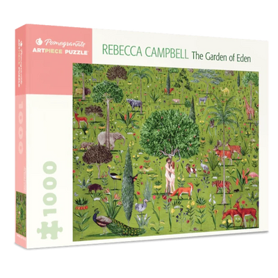 1000 Piece Jigsaw Puzzle | Rebecca Campbell The Garden of Eden Puzzles Pomegranate  Paper Skyscraper Gift Shop Charlotte