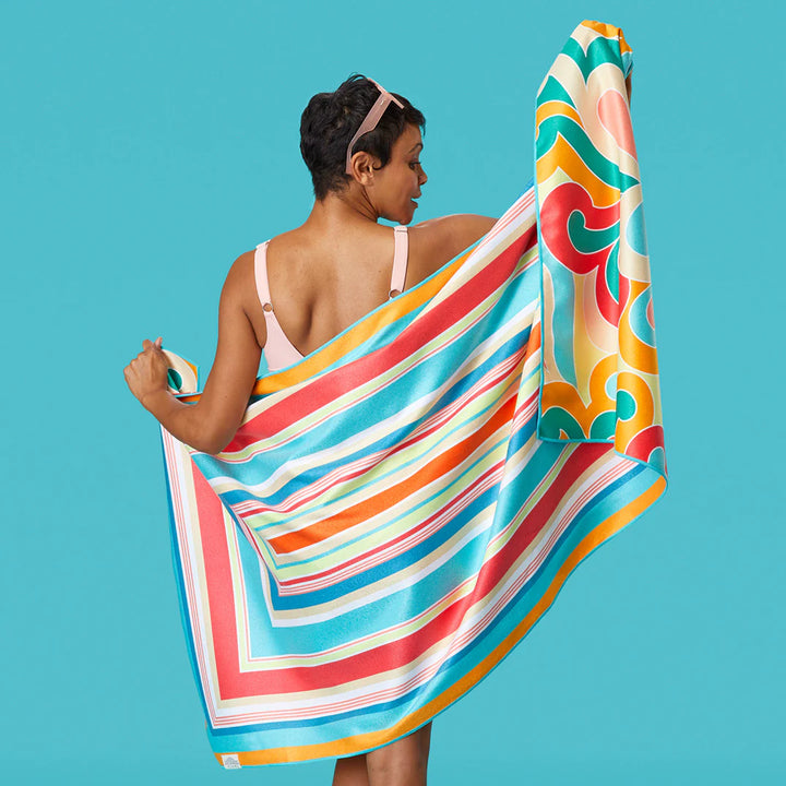 Paisley Pop Beach Towel Outdoor - Beach & Pool Accessories & Games WERKSHOPPE Paper Skyscraper Gift Shop Charlotte