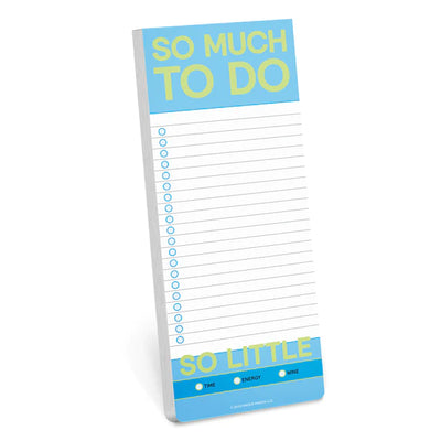 So Much To Do Pad Notepads Knock Knock  Paper Skyscraper Gift Shop Charlotte