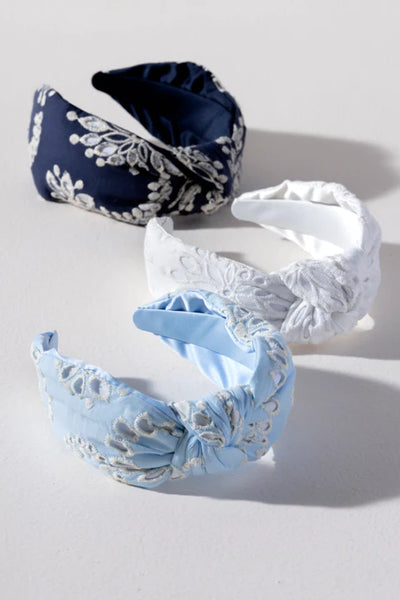 Chifley Knotted Headband | Navy Handbags + Wallets Shiraleah  Paper Skyscraper Gift Shop Charlotte